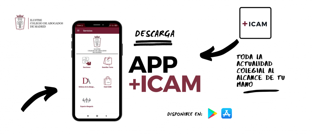Toda la información colegial al alcance de tu mano con la nueva App +ICAM