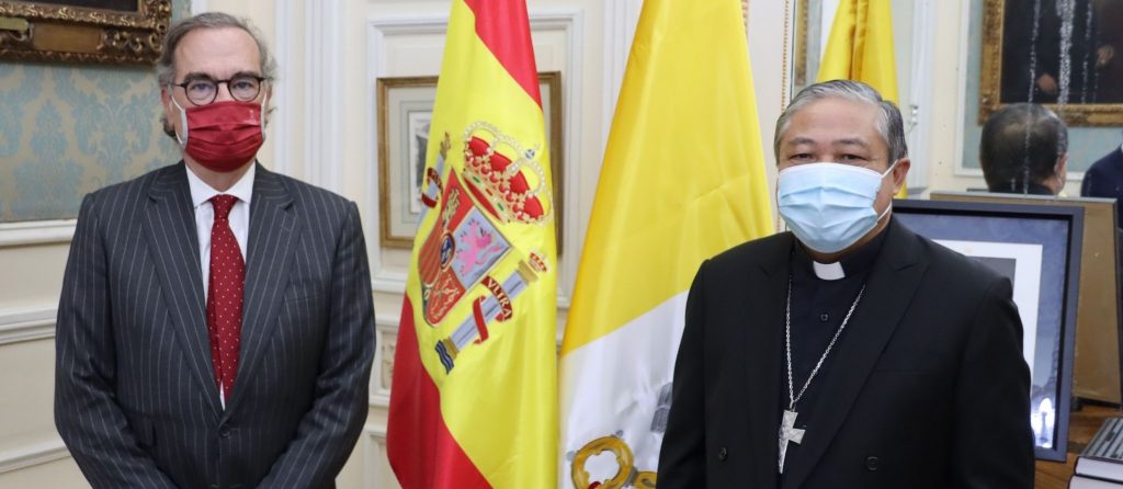 El Colegio recibe la visita institucional del Nuncio Apostólico de su Santidad el Papa Francisco en España y en Andorra, Excmo. y Rvdmo. Mons. Bernardito Auza