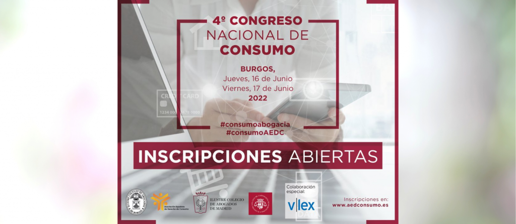 Inscripciones abiertas para el IV Congreso Nacional de Consumo