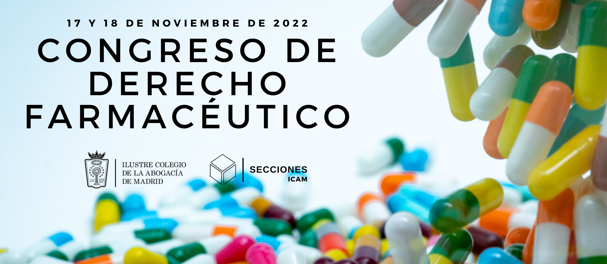 Los días 17 y 18 de noviembre se celebrará el I Congreso de Derecho Farmacéutico del ICAM