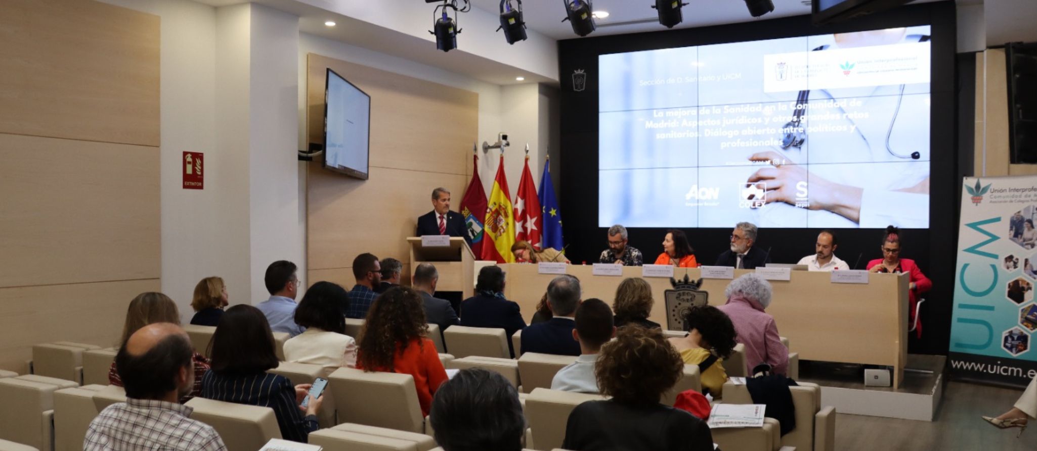 El ICAM acoge una jornada con los principales partidos políticos de la Comunidad de Madrid para presentar sus propuestas para la mejora de la sanidad de Madrid