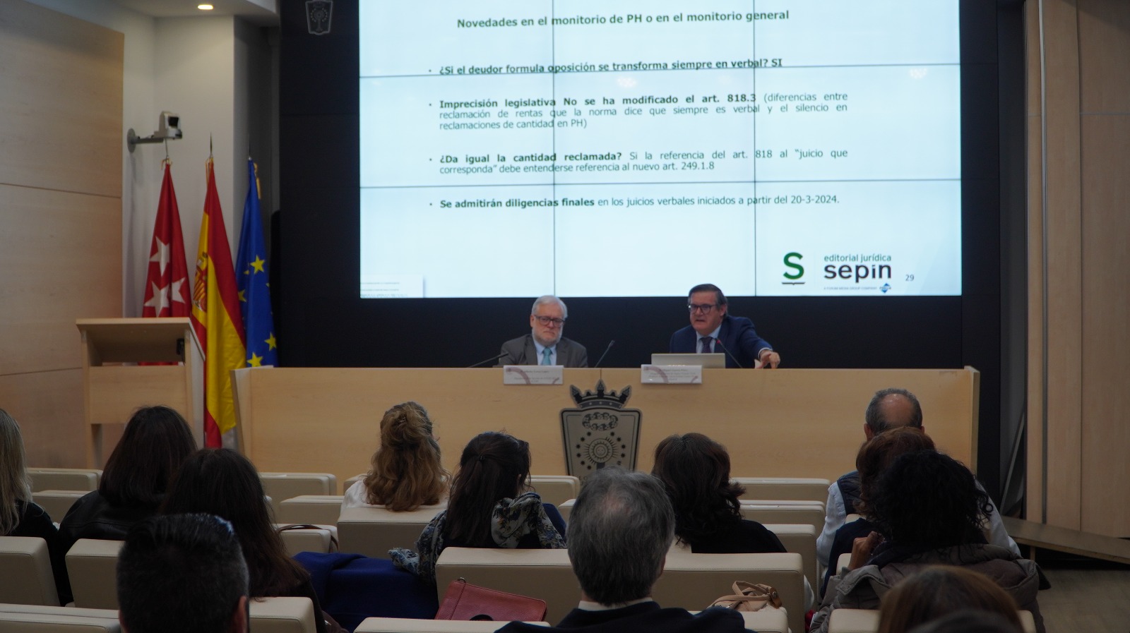 El ICAM aborda las nuevas reformas procesales y los juicios en materia de Arrendamientos Urbanos, PH e Inmobiliario