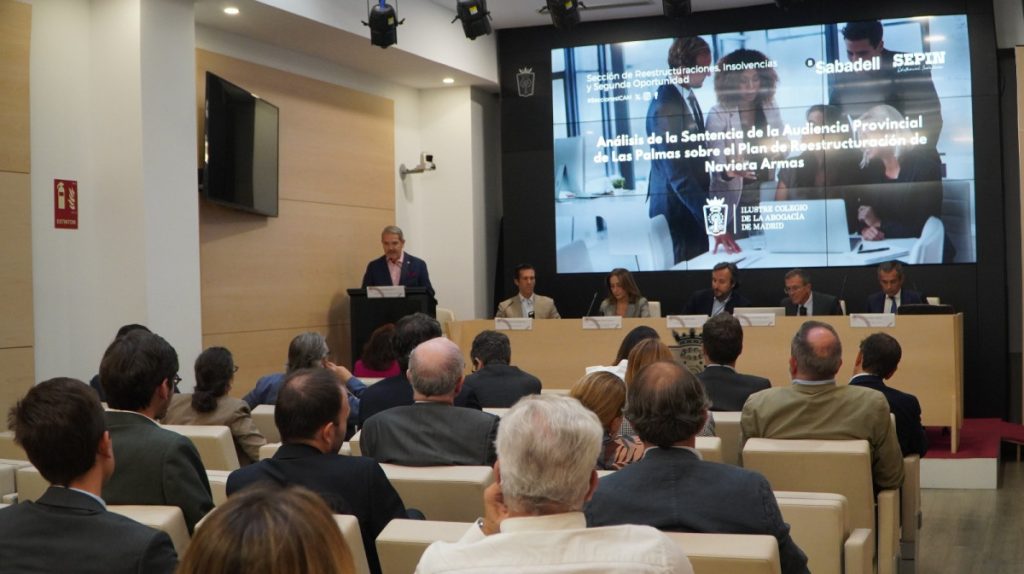 La Sección de Reestructuraciones, Insolvencias y Segunda Oportunidad del ICAM analiza la sentencia sobre el Plan de Reestructuración de Naviera Armas