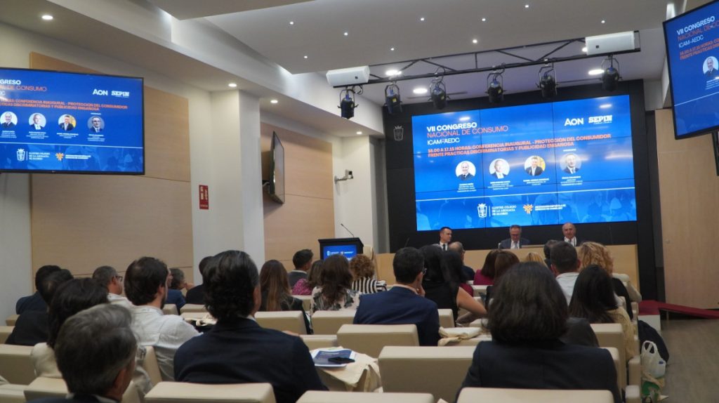 El VII Congreso Nacional de Consumo ICAM-AEDC analiza los retos del consumidor ante la inteligencia artificial y las prácticas engañosas