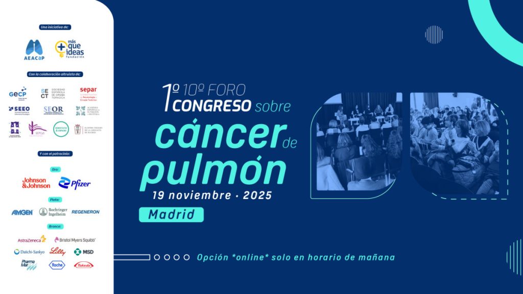 La presidenta de la Sección de Derecho Laboral del ICAM, Ana Gómez Hernández, participa en el 1º Congreso / 10º Foro sobre Cáncer de Pulmón