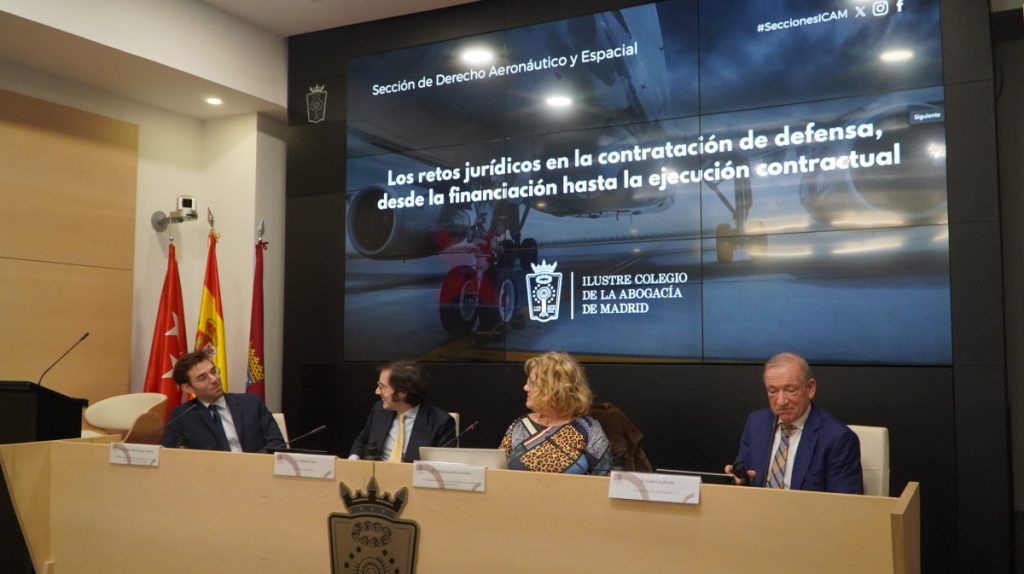 La Sección de Derecho Aeronáutico y Espacial del ICAM aborda la contratación de defensa desde una perspectiva integral