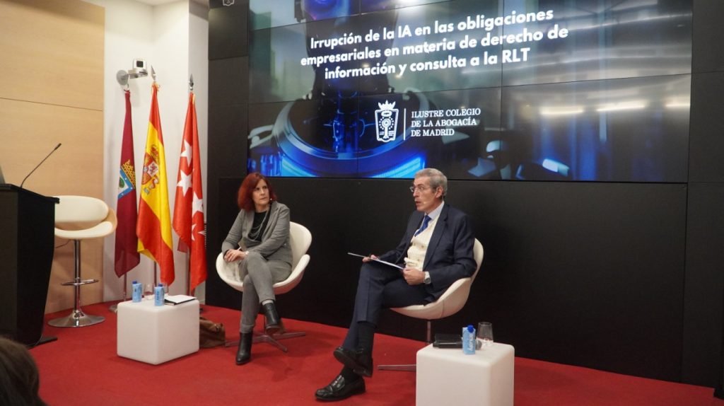 La Sección de Derecho Laboral y Sindical del ICAM analiza el impacto de la IA en los derechos de información y consulta de la RLT