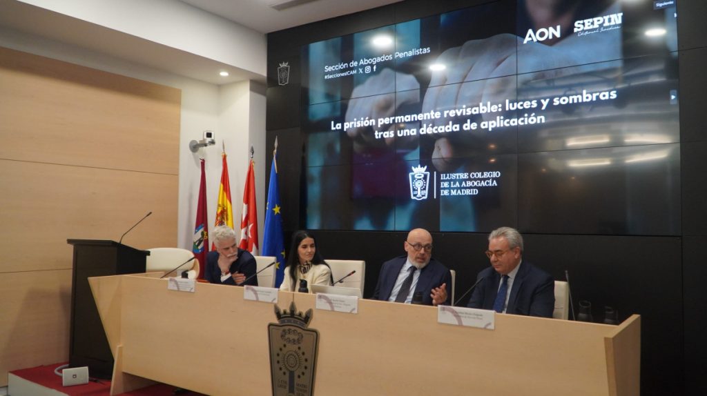La Sección de Abogados Penalistas del ICAM aborda los retos de la prisión permanente revisable tras una década de aplicación