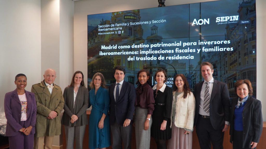 Las Secciones de Familia e Iberoamericana del ICAM analizan los retos jurídicos del traslado de residencia de inversores iberoamericanos a Madrid