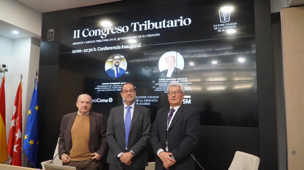 II CONGRESO DE DERECHO TRIBUTARIO | El ICAM llama a preservar la seguridad jurídica ante la expansión del poder fiscal