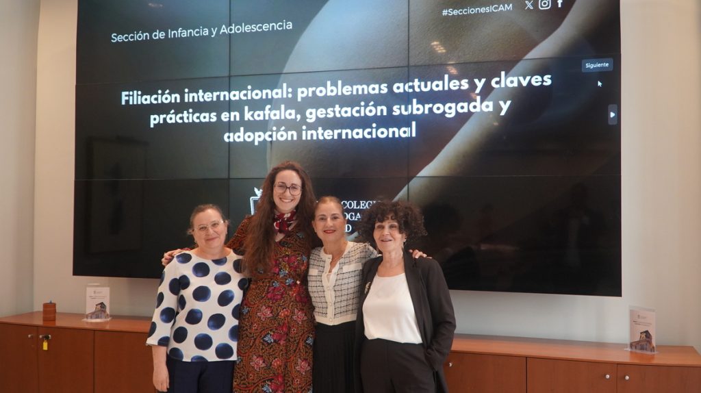 La Sección de Infancia y Adolescencia del ICAM analiza los retos actuales de la filiación internacional