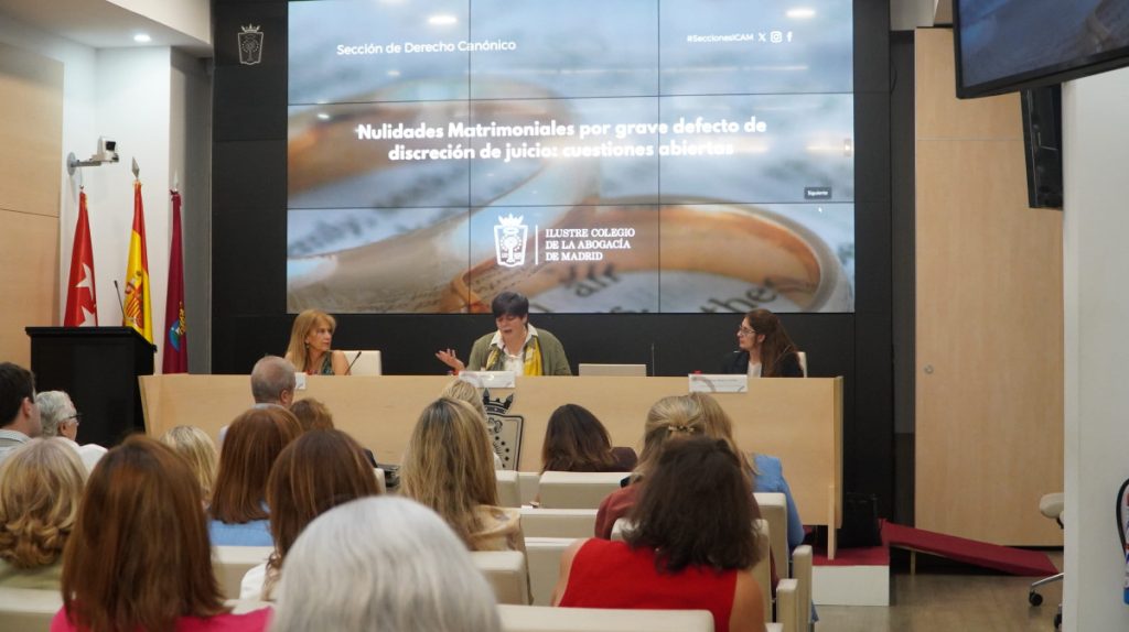 La Sección de Derecho Canónico del ICAM analiza una de las principales causas de nulidad matrimonial