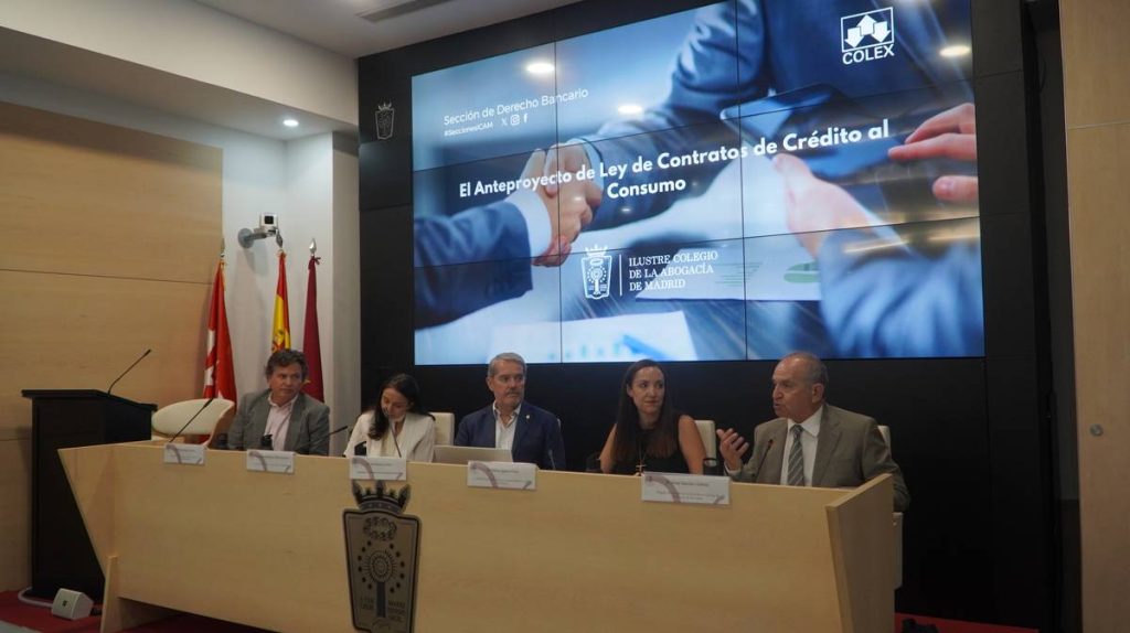 El ICAM analiza las claves del Anteproyecto de Ley de Contratos de Crédito al Consumo en una jornada de la Sección de Derecho Bancario