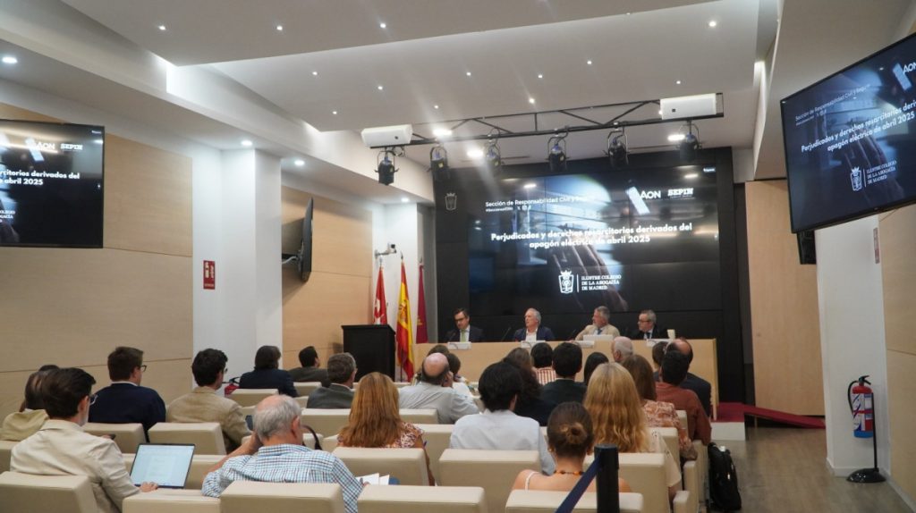 La Sección de Responsabilidad Civil y Seguro del ICAM analiza los derechos resarcitorios derivados del apagón eléctrico de abril de 2025