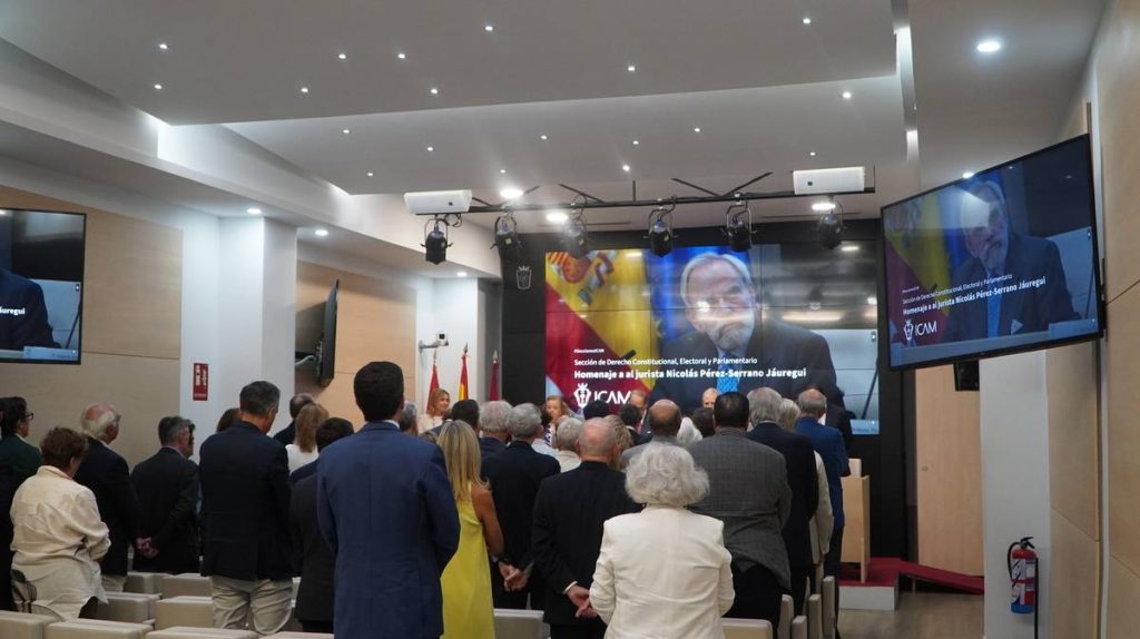 El ICAM rinde homenaje a Nicolás Pérez-Serrano Jáuregui, referente del constitucionalismo español